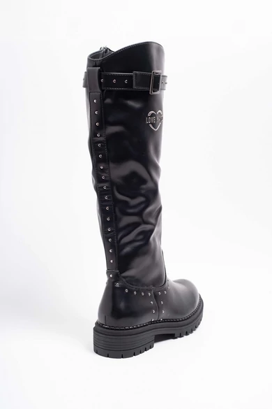 Mayo Chix - 4246 Szegecses Fekete Csizma