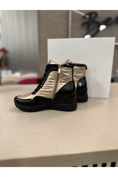 Mayo Chix - 5237/ Fekete-Rosegold Bokacipő