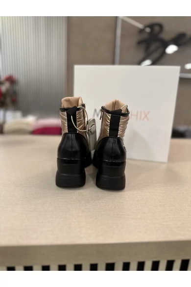 Mayo Chix - 5237/ Fekete-Rosegold Bokacipő