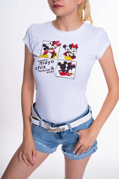 Mayo Chix - Light 'Mickey' Fehér Póló