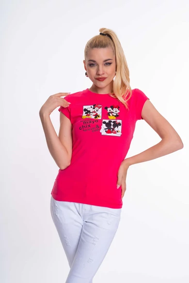 Mayo Chix - Light 'Mickey' Pink Póló