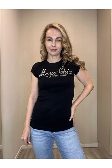 Mayo Chix - Light 'The Finest Quality' Fekete Póló