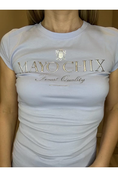 Mayo Chix - Light 'Finest Quality' Farmerkék Póló