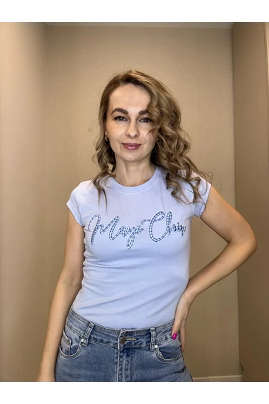 Mayo Chix - Light Cirmos-Világoskék Póló