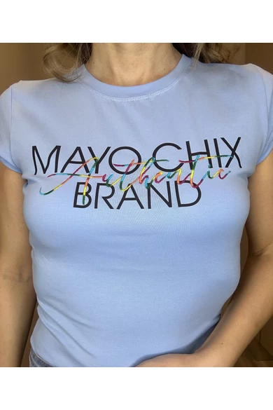 Mayo Chix - Light 'Authentic' Világoskék Póló