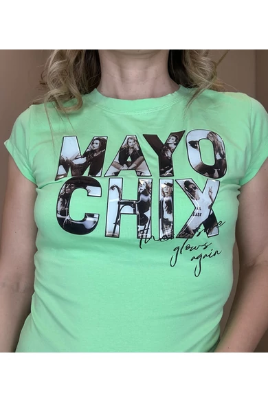 Mayo Chix - Light 'Képes' Zöld Póló