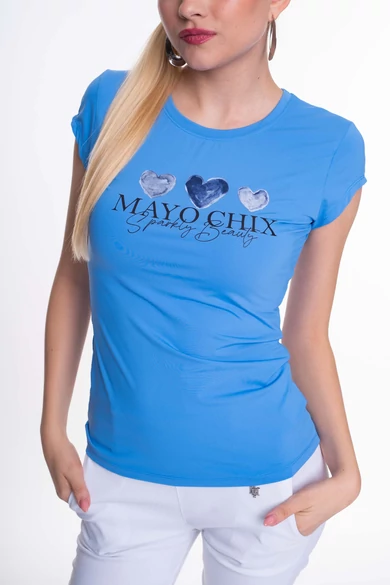 Mayo Chix - Light 'Sparkly Beauty' Kék Felső
