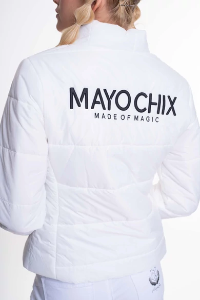Mayo Chix - Bergen Hímzett Fehér Dzseki