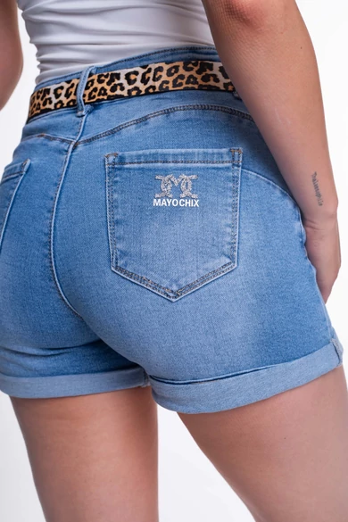 Mayo Chix - Atlantic Koptatott Kék Farmershort