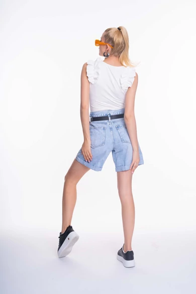Mayo Chix - Pacific Koptatott Kék Farmershort