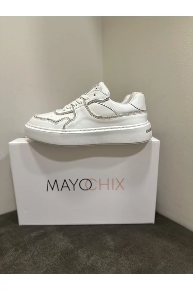 Mayo Chix - 5112 Fehér Lakk  Sportcipő
