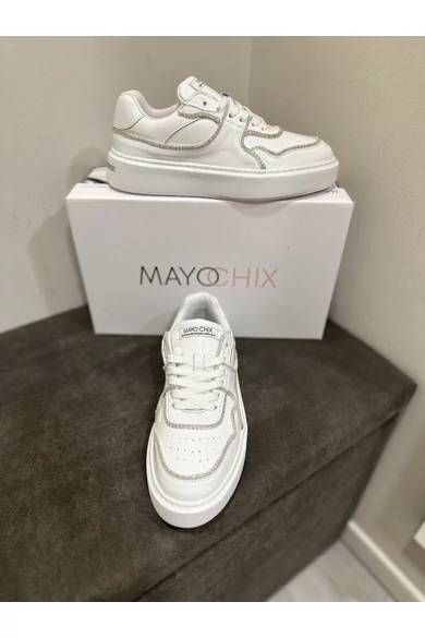Mayo Chix - 5112 Fehér Lakk  Sportcipő
