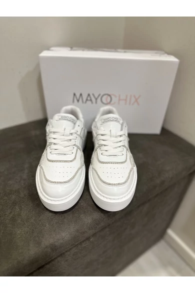 Mayo Chix - 5112 Fehér Lakk  Sportcipő