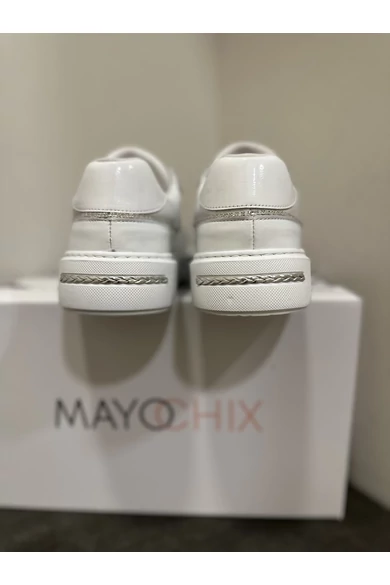 Mayo Chix - 5112 Fehér Lakk  Sportcipő