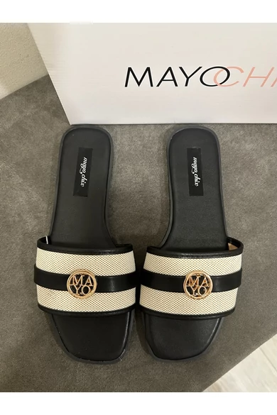 Mayo Chix - 5139 Fekete Papucs