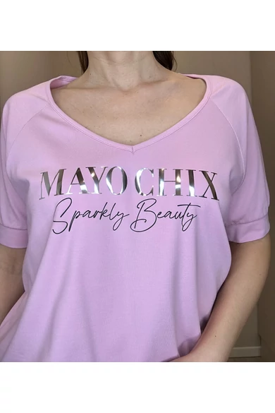 Mayo Chix – Áfonya Halványrózsaszín Felső