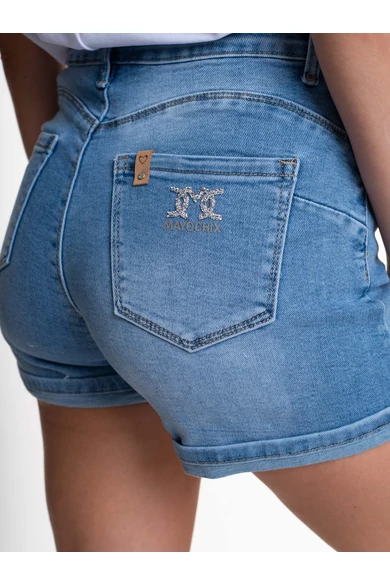 Mayo Chix - Debbie Világoskék Farmershort