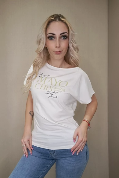 Mayo Chix - Norina Ecrü Tunika/Matrica