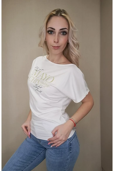 Mayo Chix - Norina Ecrü Tunika/Matrica