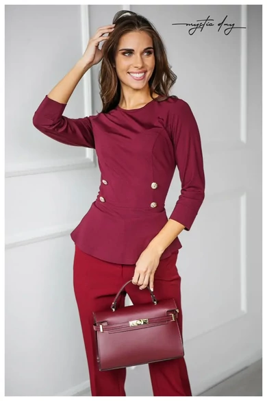 Mystic Day – Gesztenye Padlizsán Felső