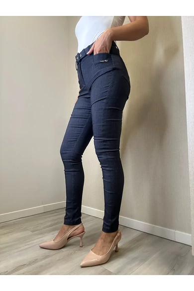 Mystic Day - Zsebes Sötét-Farmerkék Nadrág