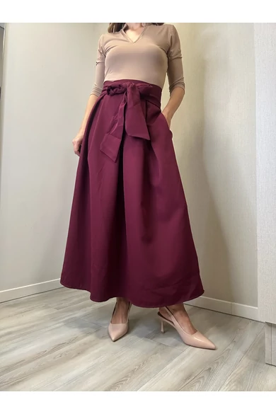BEST - Hosszú Bordó Szoknya