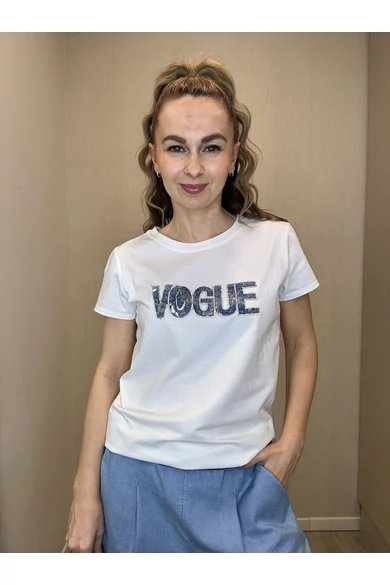 BEST - Fehér Póló 'Vogue'