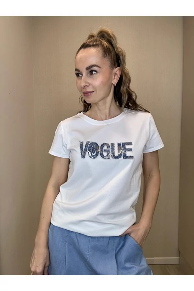 BEST - Fehér Póló 'Vogue'