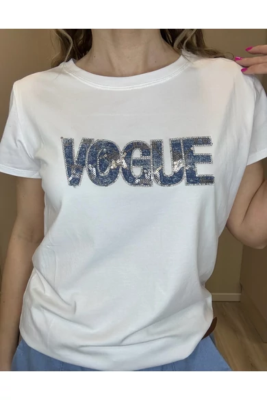 BEST - Fehér Póló 'Vogue'
