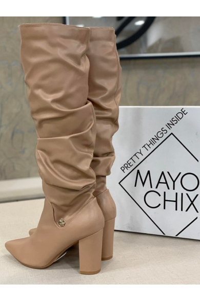 Mayo Chix - Step Bézs Csizma