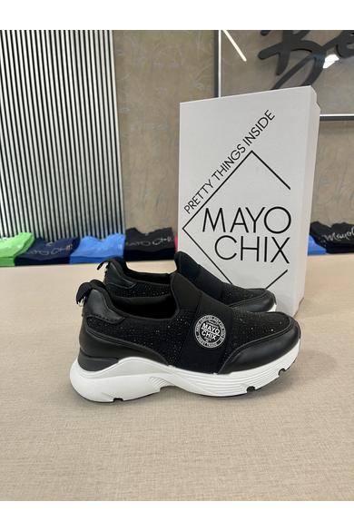 Mayo Chix - Strasszos Fekete Cipő