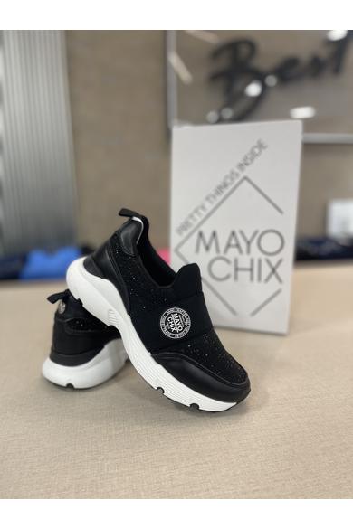 Mayo Chix - Strasszos Fekete Cipő