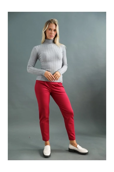 Warp Zone - Világosszürke Kötött Pulóver